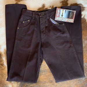 Wrangler Vintage Silver Lake Brown high waist jeans